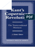 J. Everet Green Kant's Copernican Revolution