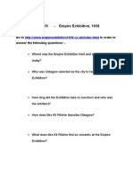 History C: FK7X 35 - Empire Exhibition, 1938: Go To in Order To Answer The Following Questions