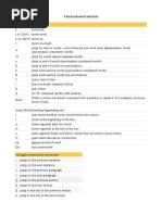 Vim Keyboard Shortcuts