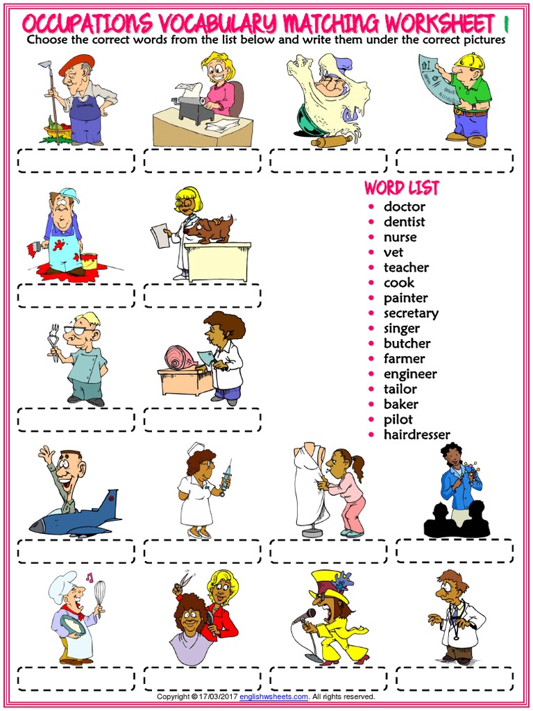 occupations-vocabulary-esl-matching-exercise-worksheets-for-kids-pdf