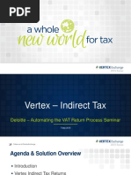 Deloitte Uk Automating Vat Returns Vertex