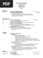 Jack Windham Resume Final 1