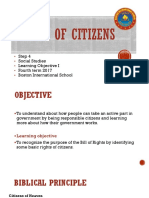 Step 4 Social Studies Rights of Citizens 