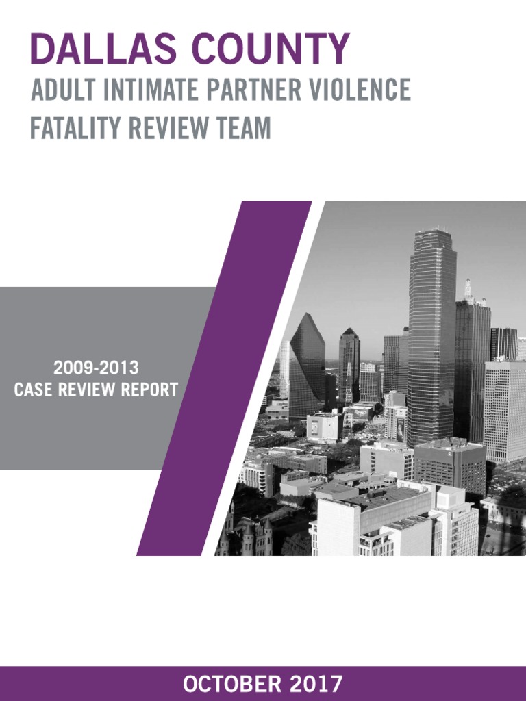 Fatality Review Five Year Report | PDF | Domestic Violence | Victimology