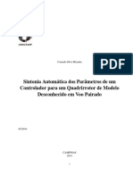 Sintonia Automática dos Parâmetros de um Controlador para um Quadrirrotor de Modelo Desconhecido em Vôo Pairado.pdf