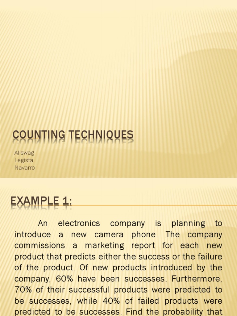 Counting Techniques and Expected Value Problems | Expected Value