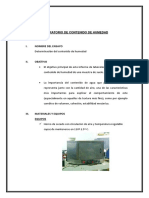 INFORME LABORATORIO - Determinacion Del Contenido de Humedad