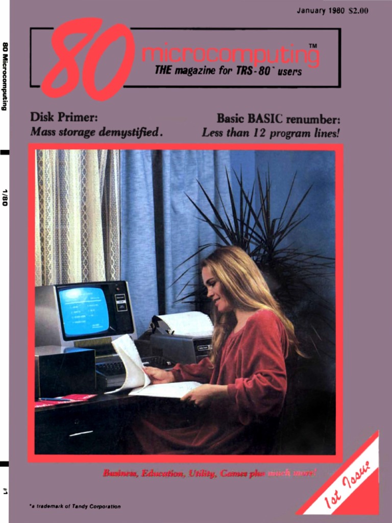 80 Micro - 8001 - January 1980 | PDF | Disk Storage | Equipment
