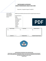 Instrumen Supervisi PAUD - 2016