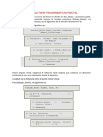 Metodos para Programar Un Fractal