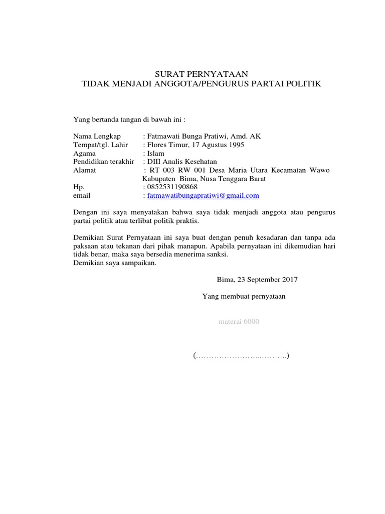 surat-pernyataan-tidak-menjadi-anggota-atau-pengurus-parpol