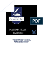Antologia Matematicas I Algebra