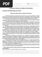 Avaliação de Português - Célia