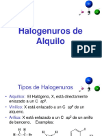 Teoria de Halogenuros de Alquilo