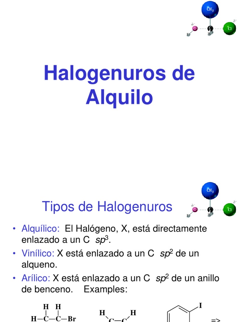 Teoria de Halogenuros de Alquilo Enlace químico Química