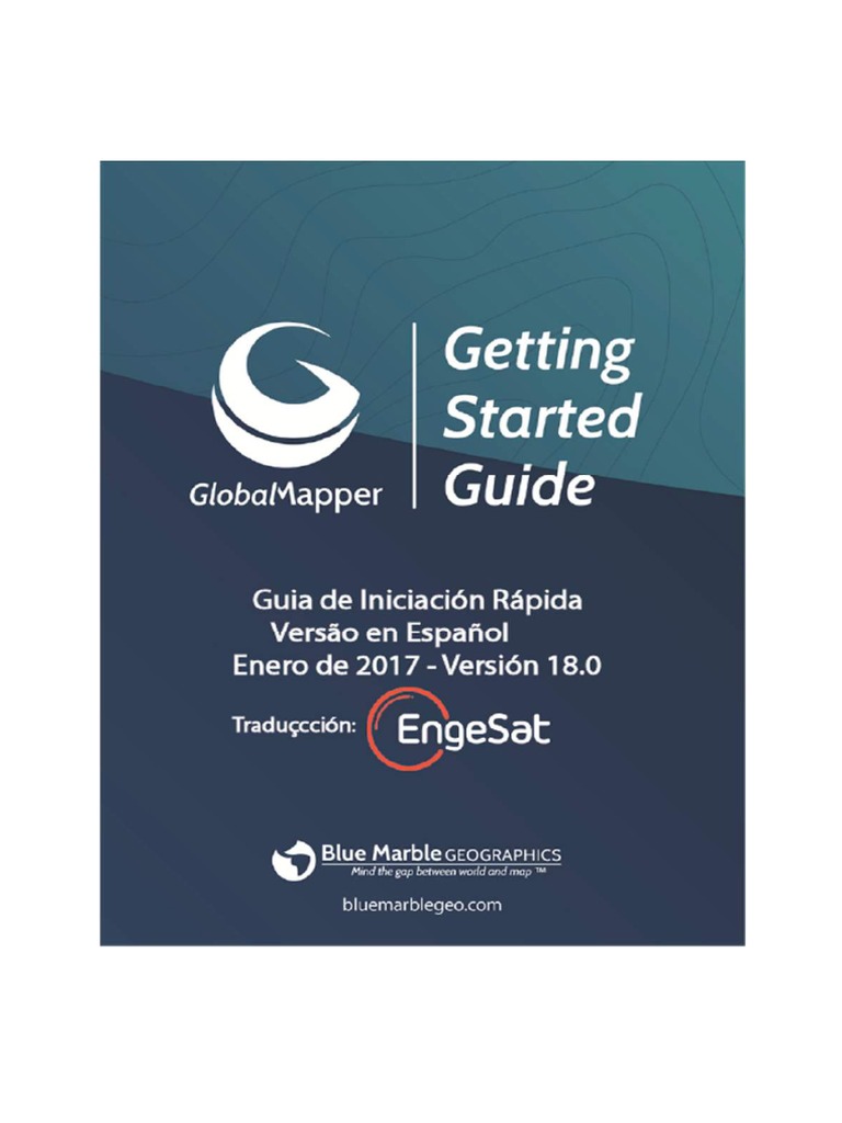 Global Mapper v18 Getting Started SP | PDF | Point and Click | Archivo ...