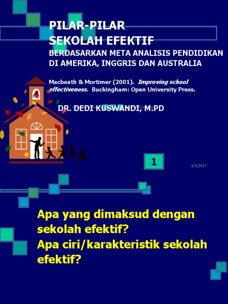 Karakteristik Sekolah Efektif | PDF