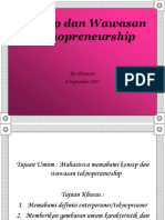 Kuliah Perdana Entrepreunership & Teknopreneurship