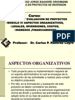 Modulo IV-Aspectos Organizativos, Legales,Inversiones Costo
