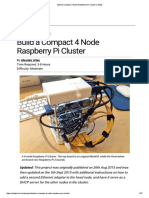Build A Compact 4 Node Raspberry Pi Cluster - Make