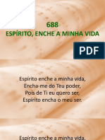 688 - Espírito, Enche A Minha Vida - PPSX