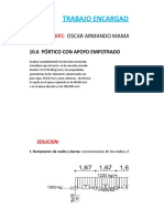 Pórtico Con Apoyo Empotrado