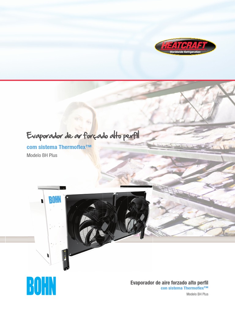 Evaporador Heatcraft PDF Física Aplicada e Interdisciplinar Física