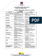 Cronograma Talleres Locales Ppsa-Actualizado