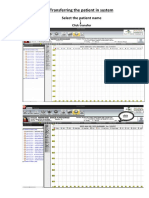 Transferring The Patient in System