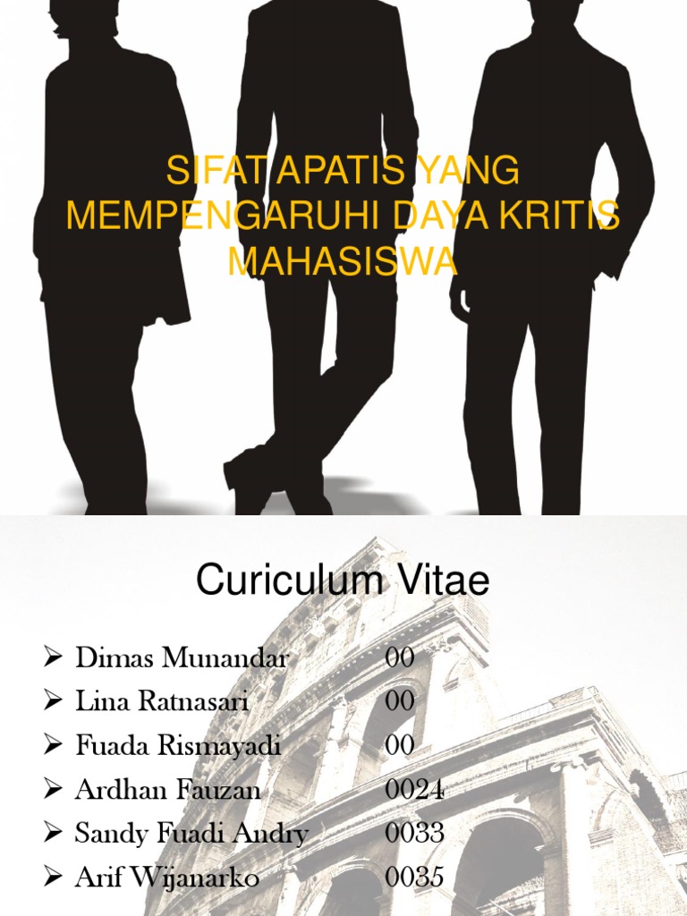 Mengatasi Apatisme Mahasiswa Kritis | PDF | Karier & Perkembangan
