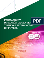 Máster en Formación y Dirección de Cantera y Nuevas Tecnologías en Fútbol