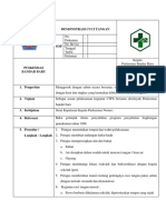 SOP Demonstrasi Cuci Tangan