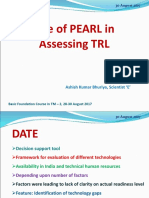 Use of PEARL in Assessing TRL AKB L