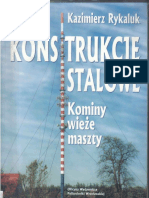 Konstrukcje stalowe. Kominy, wieże, maszty -  K.Rykaluk.pdf