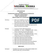 SK Pedoman Penyusunan Dan Perencanaan Pola Ketenagaan Rs. Avm