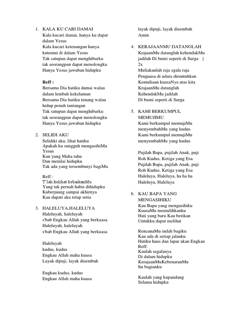 Kala Kucari Damai Belajar