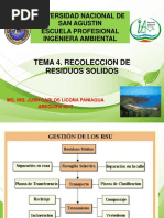  Recolección de Residuos Sólidos