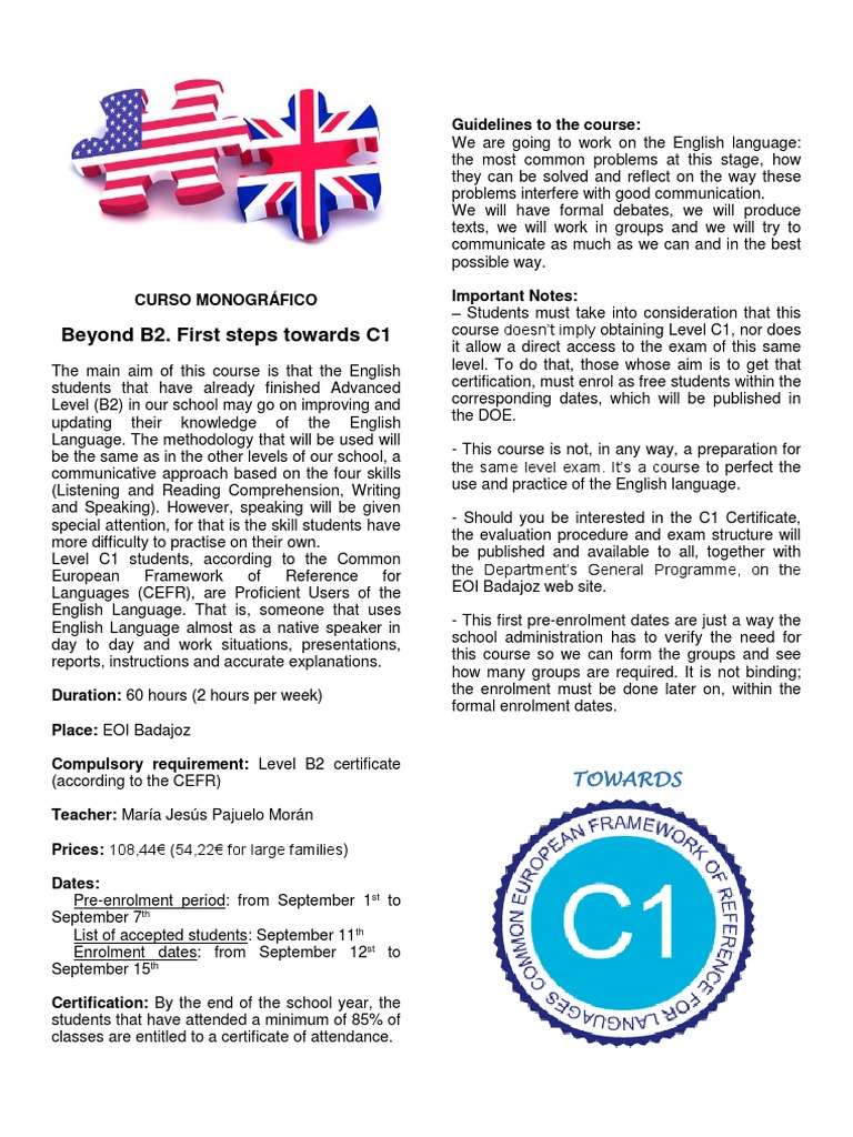 Beyond B2 Towards C1 | PDF | Test (Assessment) | Reading Comprehension