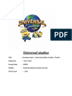 Universal Studios Business Report