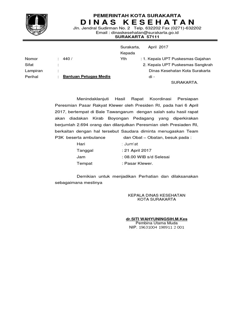 Contoh Surat Permohonan Kementerian Perindustrian P3k  IMAGESEE