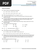 Class 4 Fractions: Answer The Questions | PDF | Fraction (Mathematics ...