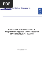 PAMAC Revue Organisationnelle