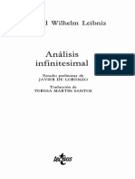 Leibnitz - Analisis Infinitesimal PDF