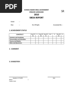 Borang-Borang PLBS Bahasa Inggeris