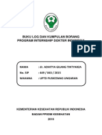 Cover Log Book PKM Dan Pernyataan