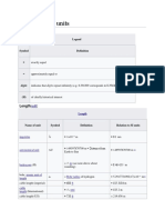 Conversion of Units