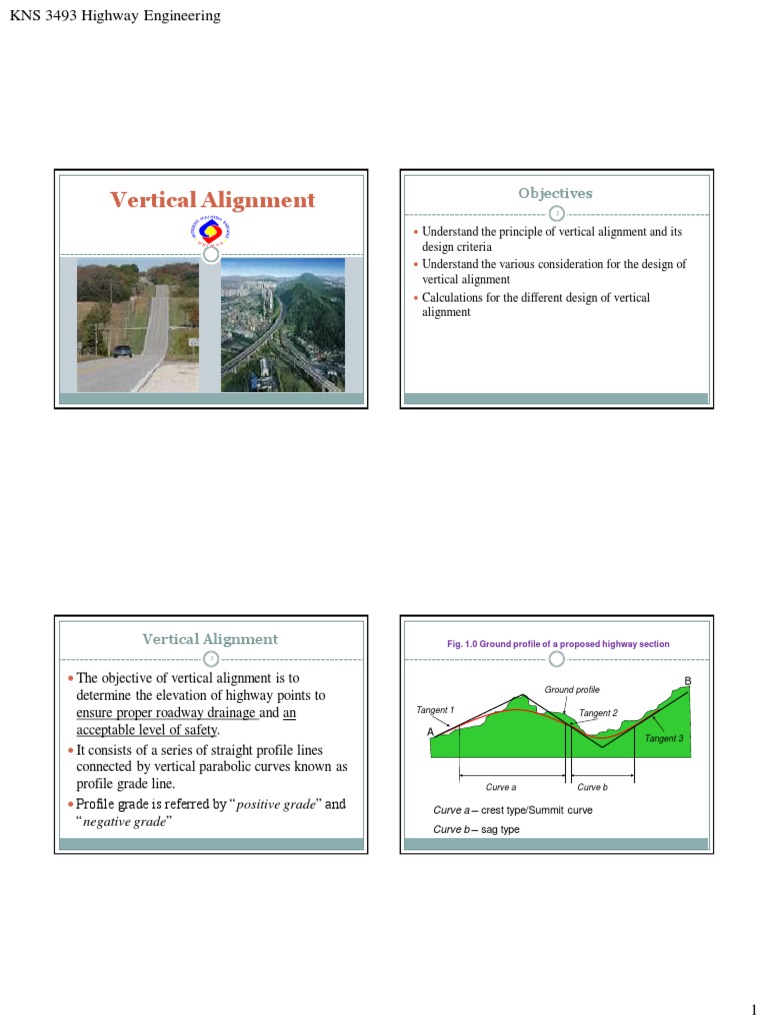 Vertical Alignment | Download Free PDF | Transport | Transportation ...