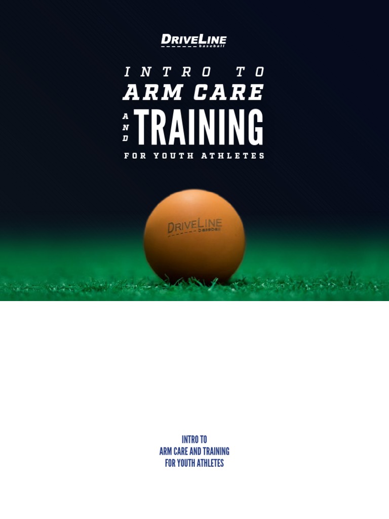 Driveline Youth Arm Care Program PDF Pitcher Anatomical Terms Of