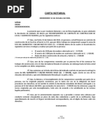 CARTA NOTARIAL 