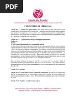 Contenido de Charlas